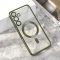 Futrola Magsafe Lux za Samsung S936 Galaxy S25 Plus zelena.