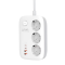 Produzni kabl LDNIO SE3436 3250W EU 3 uticnice + 2xUSB QC 60W, 2xPD 65W, PPS, GaN 2m beli.