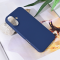 Futrola Teracell Soft Velvet za iPhone 16 6.1 tamno plava.