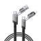 Data kabl REMAX RC-C189 PD 65W, QC 3.0 USB Lightning 27W, 2u1 crni 1m.