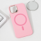 Futrola Magsafe Pure Plus za iPhone 12 6.1 roze.