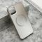 Futrola COLOR METAL MagSafe za iPhone 11 (6.1) srebrna (MS).