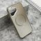 Futrola COLOR METAL MagSafe za iPhone 16 (6.1) srebrna (MS).