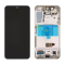 LCD Displej / ekran za Samsung S901B/Galaxy S22 5G + touchscreen + frame Violet Service Pack ORG/GH82-27520F.