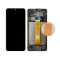 LCD Displej / ekran za Samsung A125/Galaxy A12 + touchscreen + frame Black Rev.0.1.