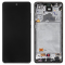 LCD Displej / ekran za Samsung A725 Galaxy A72 4G + touchscreen + frame Black OLED.