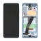 LCD Displej / ekran za Samsung G980F Galaxy S20 + touchscreen + frame Blue (no front cam) Service Pack ORG/GH82-31432D.