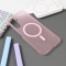Futrola Magsafe mat PC za Samsung A266 Galaxy A26 5G roze.