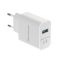 Kucni punjac KONFULON C27 2.1A fast QC3.0 Type C beli (MS).