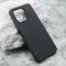 Silikonska futrola BRUSHED za Huawei Honor X6a crna (MS).