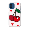 Silikonska futrola print za iPhone 12 6.1 Cherry.