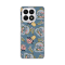 Silikonska futrola print za Huawei Honor X8a Retro Blue.