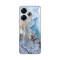 Silikonska futrola print za Xiaomi Redmi 13 Blue Gold Marble.