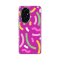 Silikonska futrola print za Huawei Honor 200 Happy Lines pink.