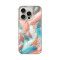 Silikonska futrola print za iPhone 16 Pro Pastel Feathers.