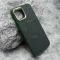 Futrola CARBON MagSafe za iPhone 12/12 Pro (6.1) zelena (big camera) (MS).