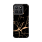 Silikonska futrola print za Huawei Honor X8c All Black.