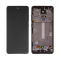 LCD Displej / ekran za Samsung A525/Galaxy A52 2021 + touchscreen + frame Black Service Pack ORG/GH82-25524A.