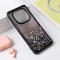 Futrola Frame Glitter za Xiaomi Redmi Note 14 Pro Plus 5G crna.