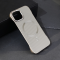 Futrola Magsafe Carbon za iPhone 13 siva.