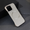 Futrola Magsafe Carbon za iPhone 13 Pro siva.