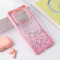 Futrola Frame Glitter za Xiaomi Redmi Note 14 Pro Plus 5G roze.