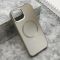 Futrola COLOR METAL MagSafe za iPhone 15 srebrna (MS).