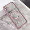 Futrola Magsafe Lux za Samsung A556 Galaxy A55 5G roze.