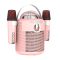 Zvucnik Bluetooth Moxom MX-SK66 sa dva mikrofona pink (MS).