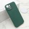 Futrola VELVET TOUCH MagSafe za iPhone 15 tamno zelena (MS).