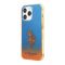 Futrola Polo Gradient Case With Dyed - Bumper & Horse Logo za Iphone 14 Pro plavo-narandzasta Full ORG (USHCP14LELOB) (MS).