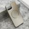 Futrola COLOR METAL MagSafe za iPhone 14 (6.1) srebrna (MS).