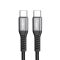 USB data kabl Moxom MX-CB235 PD 60W Type-C na Type-C 1m crni (MS).