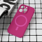 Futrola Magsafe Pure color za iPhone 16 Pro tamno pink.