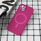 Futrola Magsafe Pure color za iPhone 13 tamno pink.
