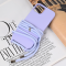 Futrola Crossbody za iPhone 15 ljubicasta.