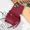 Futrola Crossbody za iPhone 15 bordo.