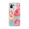 Silikonska futrola print Skin za Xiaomi Mi 11 lite Pink Flowers.