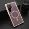 Futrola CRYSTAL MagSafe za Samsung S928 Galaxy S24 Ultra 5G roze (MS).