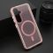 Futrola CRYSTAL MagSafe za Samsung S921 Galaxy S24 5G roze (MS).