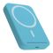 Power Bank baterija MagSafe 15W 5000 mAh svetlo plavi (MS).