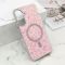 Futrole GLAM GLOW MagSafe za Samsung A366 Galaxy A36 5G roze (MS).