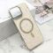 Futrole GLAM GLOW MagSafe za iPhone 16 Pro Max (6.9) siva (MS).