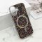 Futrole GLAM GLOW MagSafe za iPhone 16 (6.1) crna (MS).