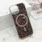 Futrole GLAM GLOW MagSafe za iPhone 15 crna (MS).