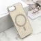 Futrole GLAM GLOW MagSafe za iPhone 16e siva (MS).