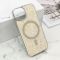 Futrole GLAM GLOW MagSafe za iPhone 15 siva (MS).