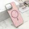 Futrole GLAM GLOW MagSafe za iPhone 16 Pro Max (6.9) roze (MS).