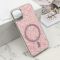 Futrole GLAM GLOW MagSafe za iPhone 11 (6.1) roze (MS).