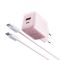 Kucni punjac Moxom MX-HC206 18W FAST Type C na Type C pink (MS).